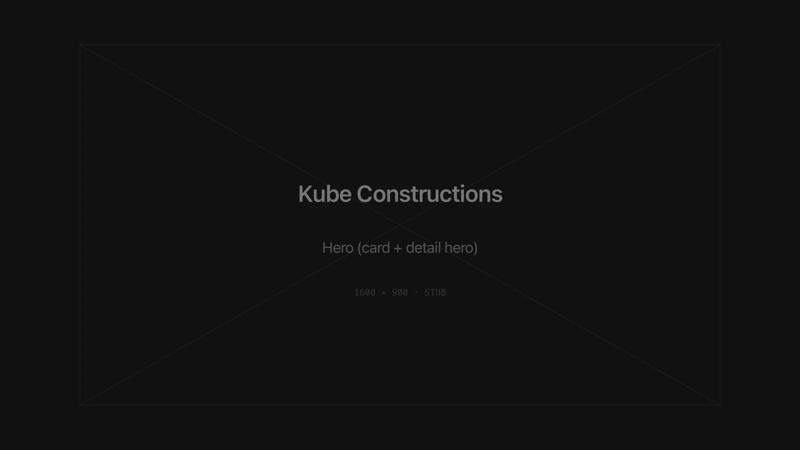Kube Constructions