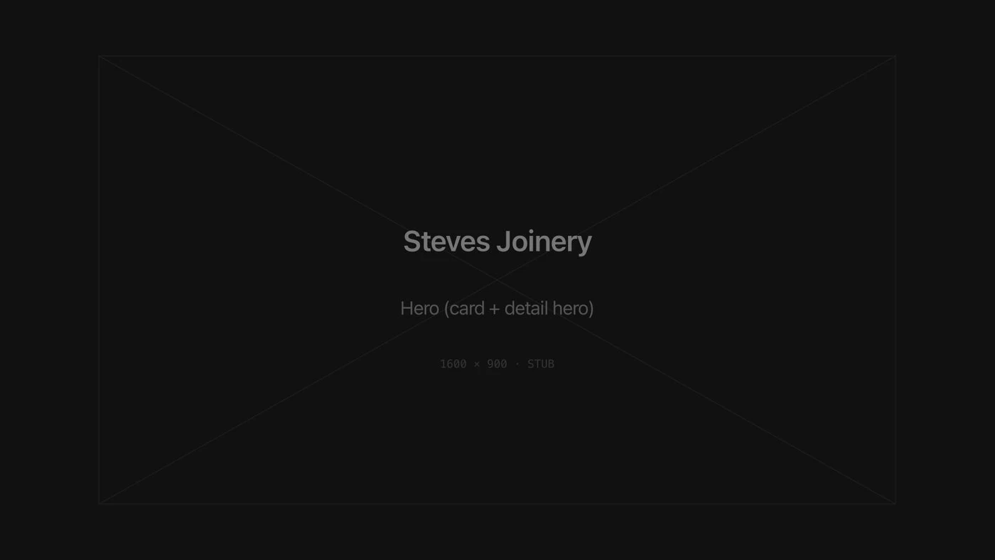 Steves Joinery